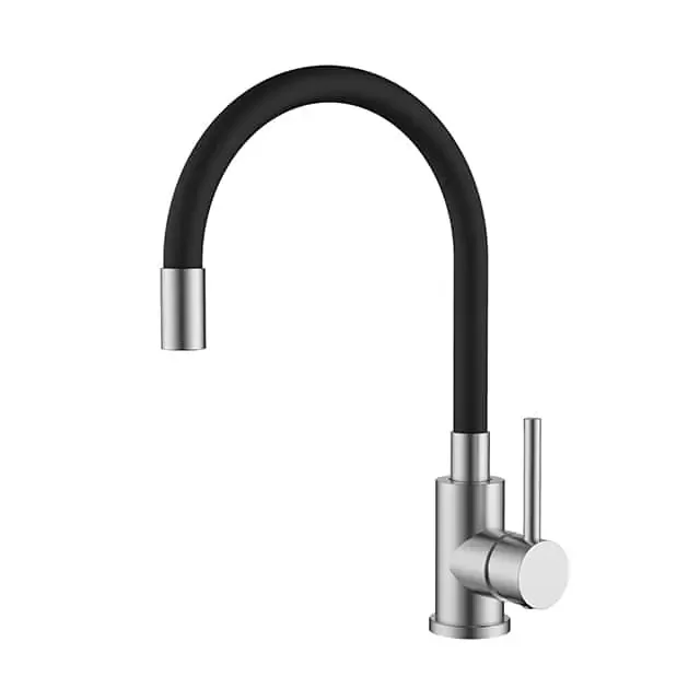 AI103 Kitchen Faucet Flexible Spout Yellow Gold. - Image 2