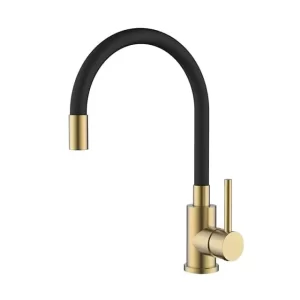 AI103 Kitchen Faucet Flexible Spout Yellow Gold.