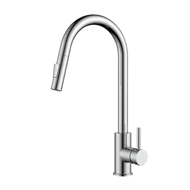 AI201 KITCHEN PULL OUT FAUCET SATIN FINISH