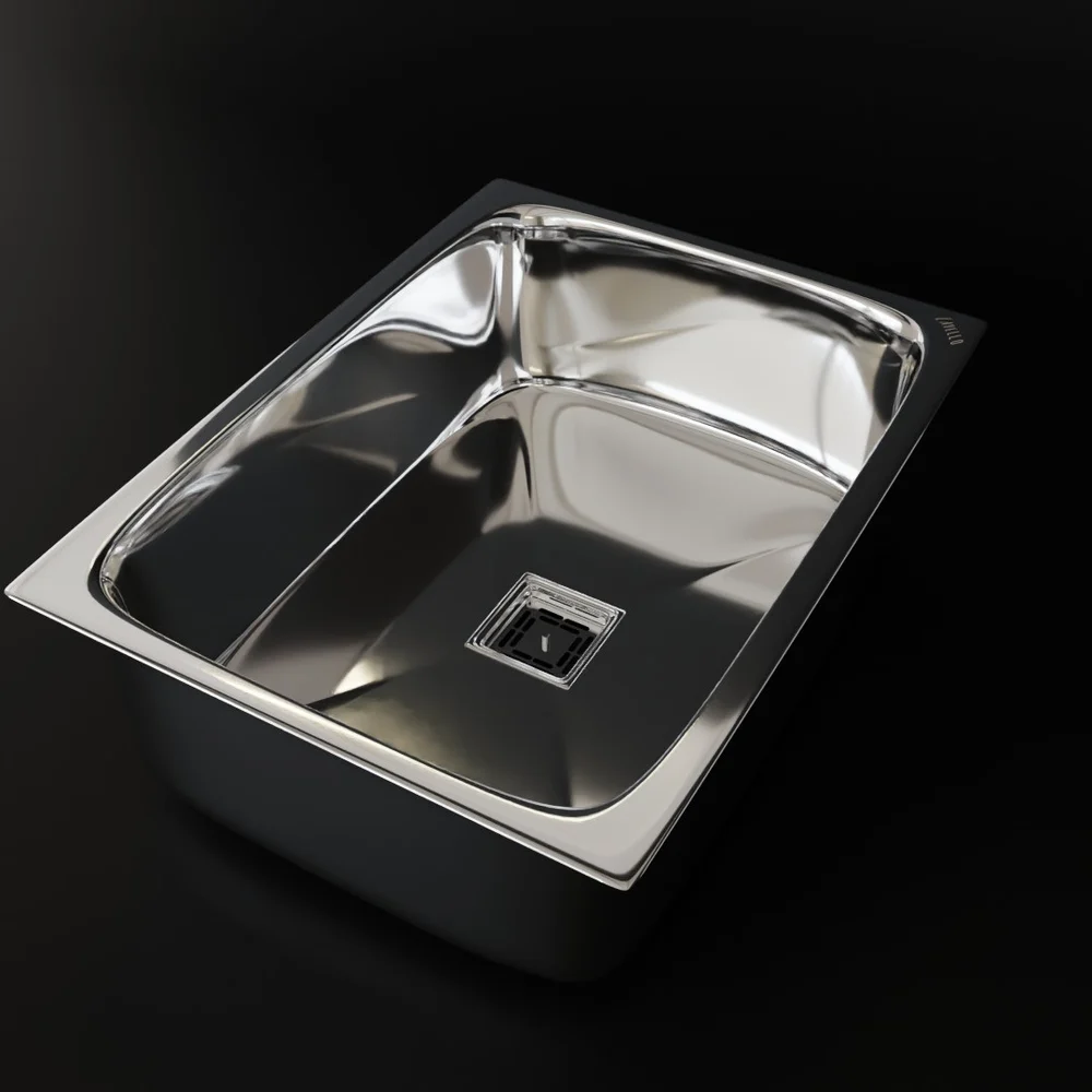 Ananya Sink Stainless Steel Kitchen Sinks 24x18x9, 202 Grade