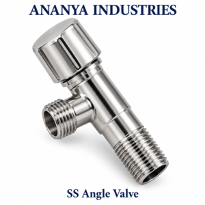 SS Angle Valve with Brass Disc
