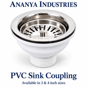 Ananya Industries PVC Sink Coupling – 3 & 4 Inch