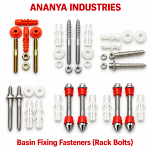 Ananya Industries Basin Fixing Fasteners – Rack Bolt Set