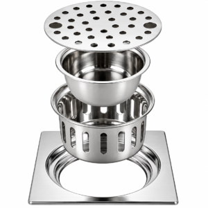 Ananya_SS Floor Drain / Floor Drain Jali with Strainer Cup